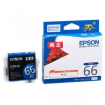 (まとめ) エプソン EPSON インクカートリッジ ブルー ICBL66 1個  【×10セット】