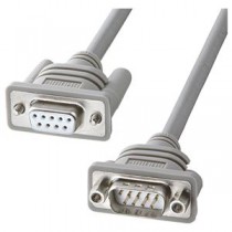 (まとめ) サンワサプライ RS-232Cケーブル延長用 D-Sub9pinオス-メス 4.0m KRS-443FM4K 1本 【×10セット】