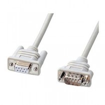 (まとめ) サンワサプライエコRS-232C延長ケーブル D-Sub9pinメス-オス 2.0m KR-EC9EN2 1本 【×10セット】