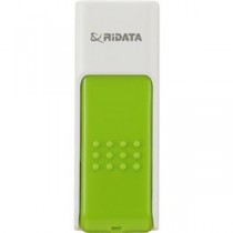(まとめ) RiDATA ラベル付USBメモリー32GB ホワイト/グリーン RDA-ID50U032GWT/GR 1個 【×10セット】