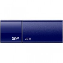 (まとめ) シリコンパワーUSB2.0フラッシュメモリ Ultima U05 32GB ネイビー SP032GBUF2U05V1D 1個 【×10セット】