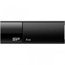 (まとめ) シリコンパワーUSB2.0フラッシュメモリ Ultima U05 8GB ブラック SP008GBUF2U05V1K 1個 【×10セット】