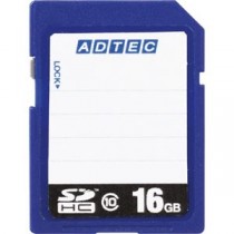 (まとめ) アドテック SDHCメモリカード16GB Class10 インデックスタイプ AD-SDTH16G/10R 1枚 【×10セット】