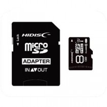 (まとめ) ハイディスク microSDHCカード8GB class10 UHS-I対応 SD変換アダプター付き HDMCSDH8GCL10UIJP3 1枚 【×10セット】