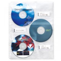 (まとめ) ライオン事務器 CD・DVDポケットA4タテ 2・4・30穴 片面3ポケット CD-PT3 1パック(5枚) 【×30セット】