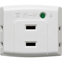 (まとめ) ELPA 耐雷サージ トリプルタップA-300SB(W) 1個 【×30セット】