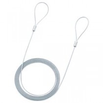 (まとめ) サンワサプライ eセキュリティ ワイヤー2.2mm×2.0m SLE-11W-2 1本 【×30セット】