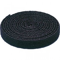 (まとめ) サンワサプライ ケーブルタイ面ファスナー フリーカットタイプ 長さ1500mm ブラック CA-MF5KN 1本 【×30セット】