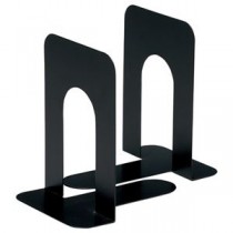 (まとめ) TANOSEE ブックエンド T型 大 ブラック 1組（2枚）  【×30セット】