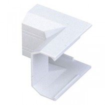 (まとめ) エレコム フラットモール接続ユニット イリズミ 幅22mm用 ホワイト LD-GAFR2/WH 1個  【×50セット】