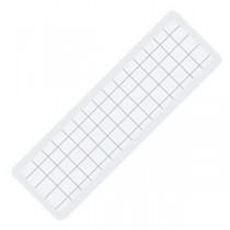 (まとめ) コクヨ マグネット見出し 19×75×1.2mm 白 マク-402W 1個  【×100セット】