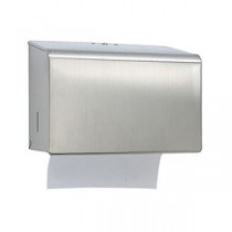 ペーパータオルボックス/建築金物 【収納枚数：約400枚】 H200×W294×D141mm スタンダード 〔業務用 建材 建築金具〕