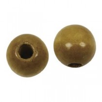（まとめ）ウッドビーズ18mm 8個入り【×30セット】