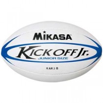 MIKASA（ミカサ）ラグビー ジュニアラグビーボール3号 ホワイト×ブルー 【RARJB】