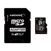 HIDISC microSDXCカード 256GB CLASS10 UHS-1対応 SD変換アダプタ付き HDMCSDX256GCL10UIJP3