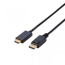エレコム 変換ケーブル DisplayPort-HDMI 2.0m ブラック CAC-DPHDMI20BK