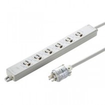 サンワサプライ 医用接地プラグ付き電源タップ TAP-HPM6-5W
