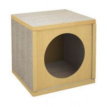 （まとめ）キャットハウス ナチュラル （ペット用品）【×2セット】