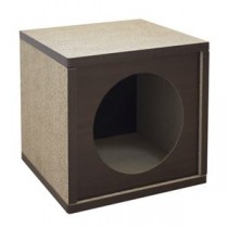 （まとめ）キャットハウス エスプレッソ （ペット用品）【×2セット】