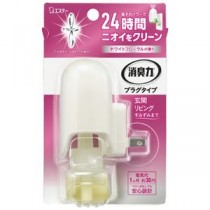 （まとめ）エステー 消臭力プラグタイプ本体ホワイトフローラル（×20セット）