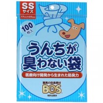 （まとめ）うんちが臭わない袋BOSペット用SS100枚【×5セット】
