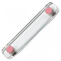 コクヨ 強力マグネットバー クリヤー100mm ピンク マク-T200NP 1セット（10本）