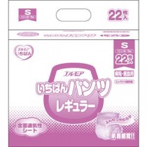 カミ商事 エルモアいちばん パンツレギュラー Sサイズ 1セット（132枚：22枚×6パック）