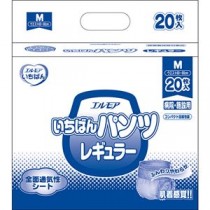 カミ商事 エルモアいちばん パンツレギュラー Mサイズ 1セット（120枚：20枚×6パック）
