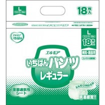 カミ商事 エルモアいちばん パンツレギュラー Lサイズ 1セット（108枚：18枚×6パック）