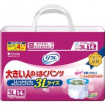 リブドゥコーポレーション リフレ大きい人のはくパンツ 3L 1セット（56枚：14枚×4パック）