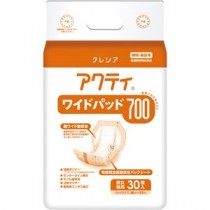 日本製紙 クレシア アクティワイドパッド700 1セット（180枚：30枚×6パック）
