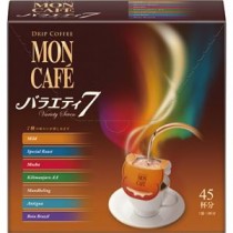 （まとめ）片岡物産 モンカフェ ドリップコーヒーバラエティ7 1箱（45袋）【×2セット】【代引不可】