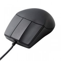 （まとめ）エレコム 3DCAD用有線3ボタンマウス ブラック M-CAD01UBBK 1個【×2セット】
