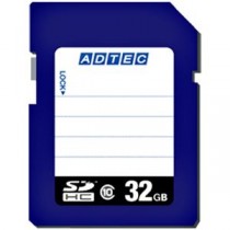 （まとめ）アドテック SDHCメモリカード32GB Class10 インデックスタイプ AD-SDTH32G/10 1枚【×2セット】