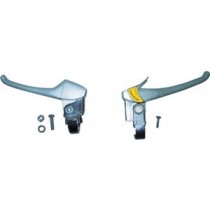 （まとめ）TRUSCO THR-5503用ブレーキレバー 左右セット THR-5503BKE 1組【×2セット】