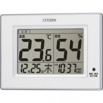 （まとめ）シチズン デジタル高精度温湿度計ライフナビ D200A 白 8RD200-A03 1個【×2セット】
