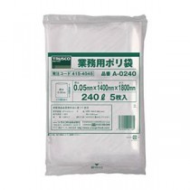 （まとめ）TRUSCO 業務用ポリ袋 240LA-0240 1パック（5枚）【×2セット】