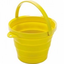 （まとめ）TRUSCO 折りたたみバケツ 8L イエロー TORB-Y 1個【×2セット】