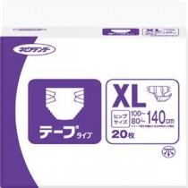 （まとめ）王子ネピア ネピアテンダー テープタイプXL 1パック（20枚）【×2セット】