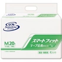 （まとめ）リブドゥコーポレーション リフレスマートフィット テープ止めタイプ M 1パック（20枚）【×2セット】