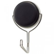 （まとめ）TANOSEE 強力マグネットフック5kg ブラック 1パック（3個）【×5セット】