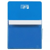 （まとめ）コクヨ マグネットポケット B5270×197mm 青 マク-501NB 1個【×5セット】