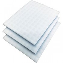 （まとめ）TRUSCO 圧縮メラミンスポンジプロシートタイプ 3×100×125 TAST-S-3 1袋（3個）【×5セット】