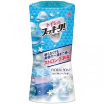（まとめ）アース製薬 トイレのスッキーリ！フローラルソープ 400ml 1セット（3個）【×5セット】