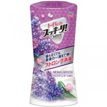 （まとめ）アース製薬 トイレのスッキーリ！アロマラベンダー 400ml 1セット（3個）【×5セット】
