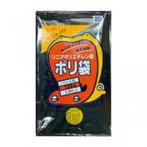 （まとめ）積水フィルム 積水 120型ポリ袋 黒#120-2 N9794K 1パック（10枚）【×5セット】