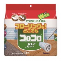 （まとめ）ニトムズ コロコロフロアクリンスペアテープ 幅160mm×45周巻 C4354 1パック（4巻）【×5セット】