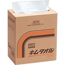 （まとめ）日本製紙 クレシア キムタオル ホワイトスモールポップアップ シングル 61450 1パック（150枚）【×5セット】