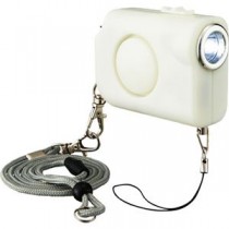 （まとめ）西文舘 LEDライト付防犯ブザー防水くん SE-105BSW 1個【×5セット】