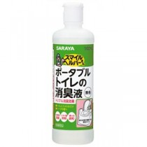 （まとめ）サラヤ スマイルヘルパーさんポータブルトイレの消臭液 無色 本体 500ml 1本【×10セット】